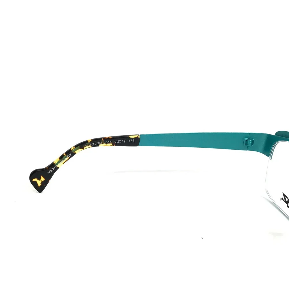 BOZ Eyeglasses Frames VENTURA 3022 Blue Red Cat Eye Half Rim 53-17-135